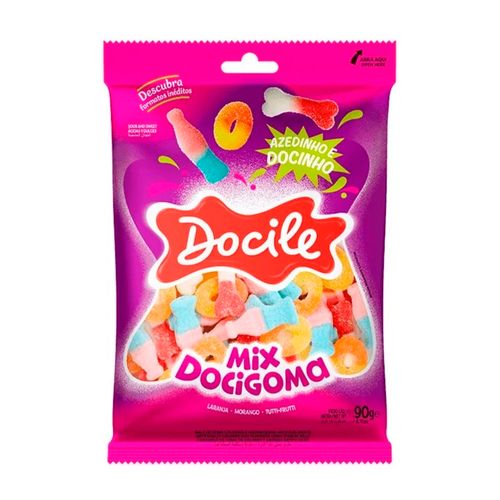 Bala de Gelatina Docile Mix Azedinha 90g-1-